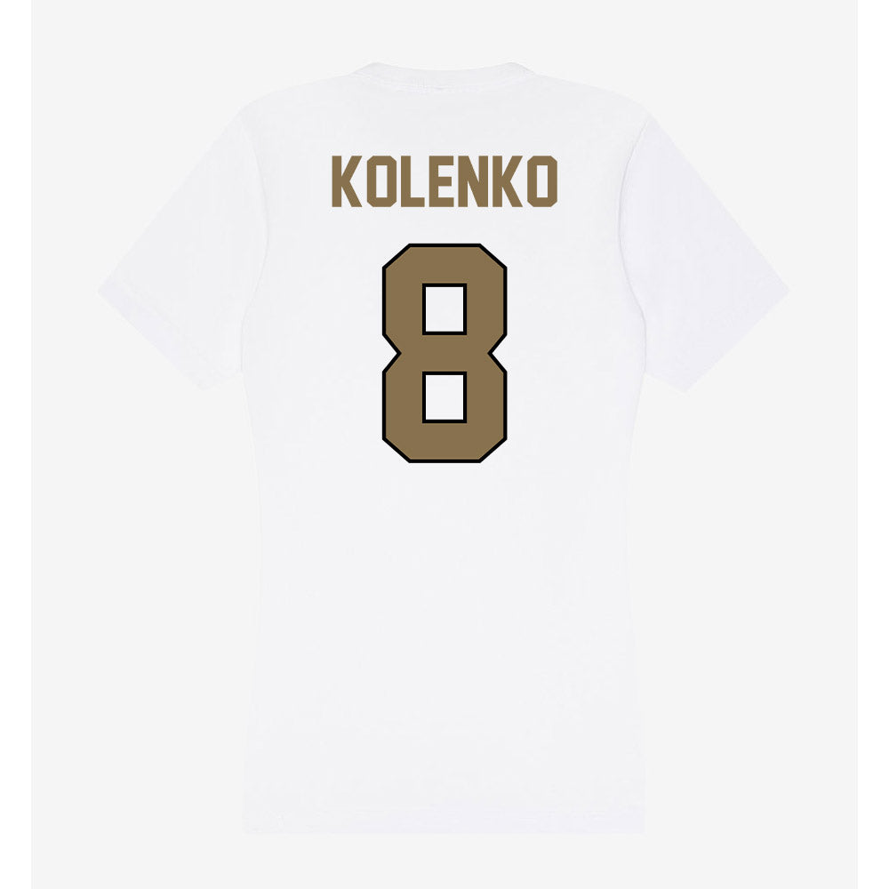 Bryant - NCAA Softball : Ella Kolenko - Women's V-Neck T-Shirt-1