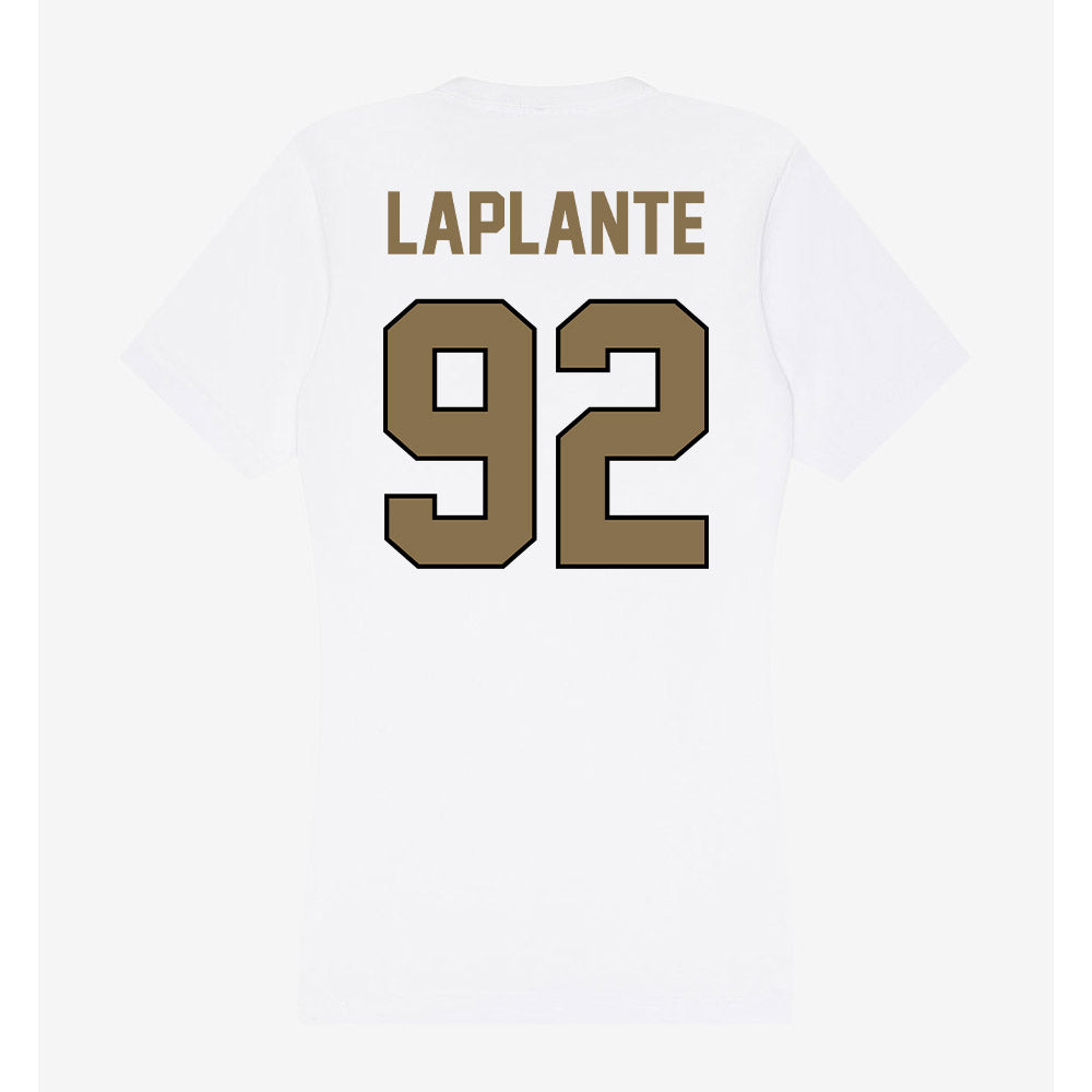 Bryant - NCAA Football : Nathan Laplante - Women's V-Neck T-Shirt-1
