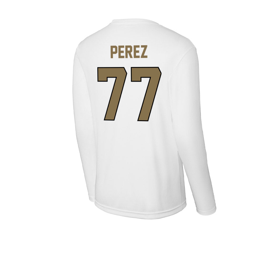 Bryant - NCAA Football : Anthony Perez - Activewear Long Sleeve T-Shirt-1