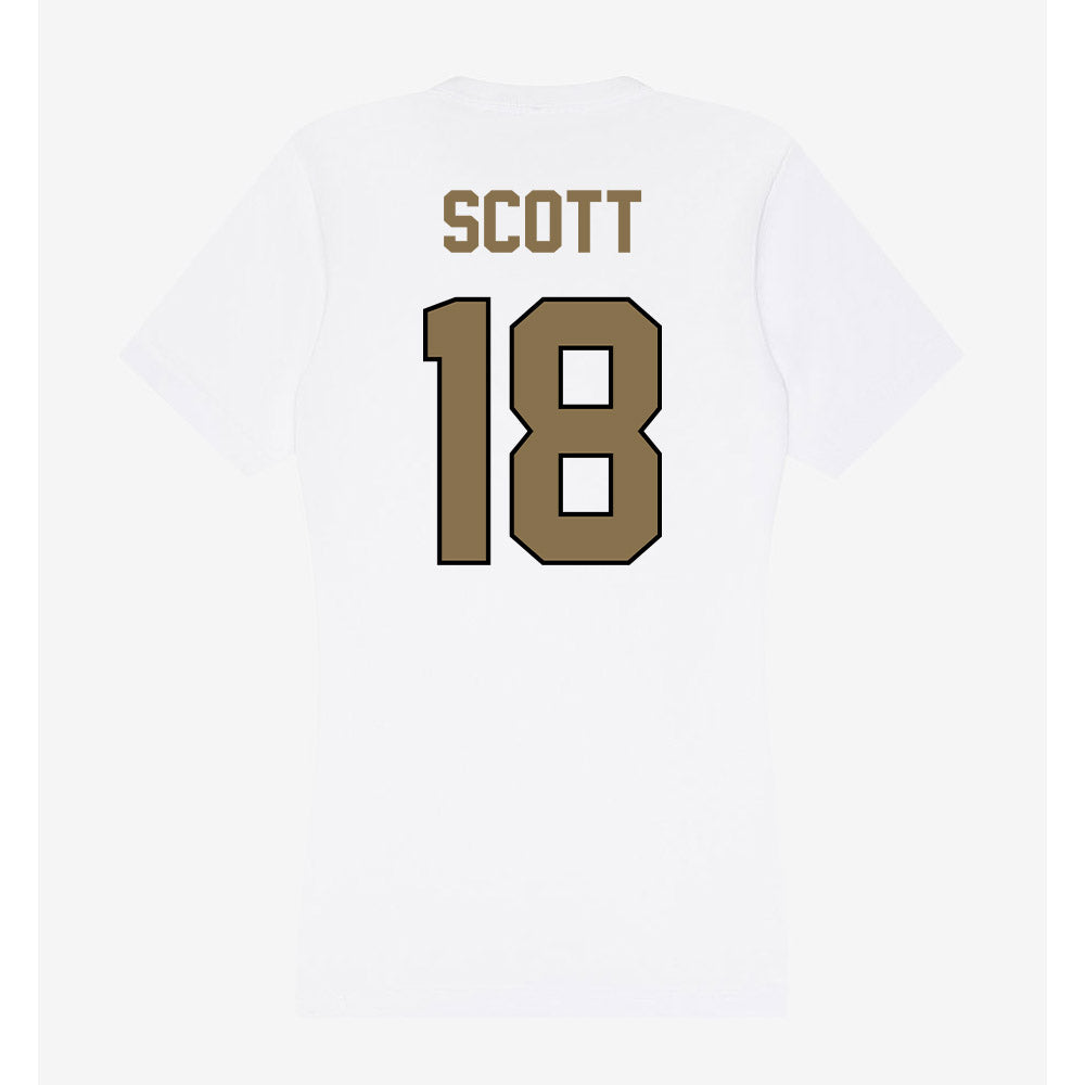 Bryant - NCAA Football : Tyler Scott - Women's V-Neck T-Shirt-1