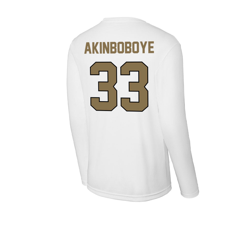 Bryant - NCAA Men's Soccer : Deji Akinboboye - Activewear Long Sleeve T-Shirt-1