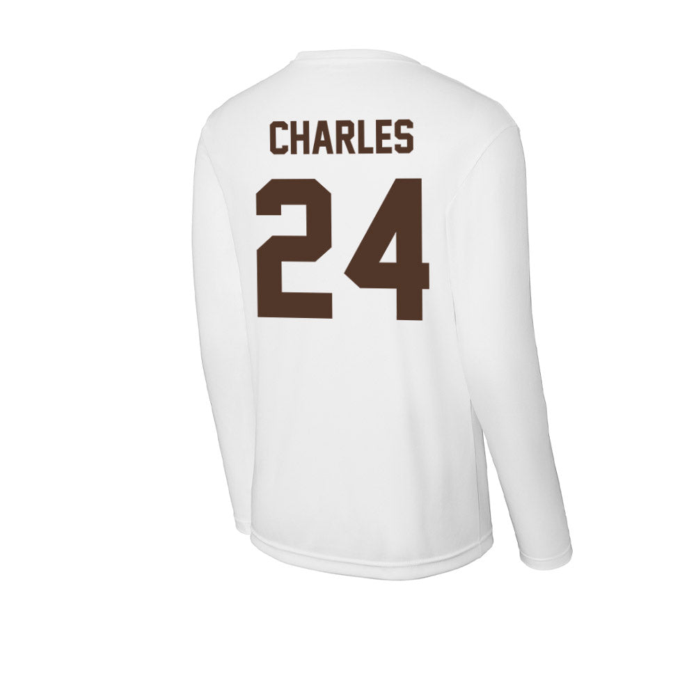 St. Bonaventure - NCAA Men's Basketball : Cayden Charles - Activewear Long Sleeve T-Shirt-1