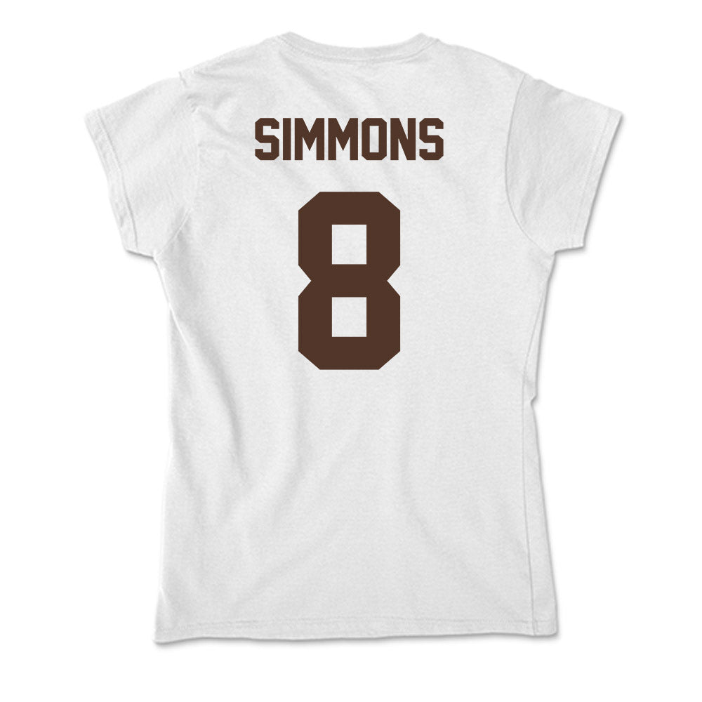 St. Bonaventure - NCAA Men's Basketball : Buddy Simmons - Soft Style Women’s T-Shirt-1