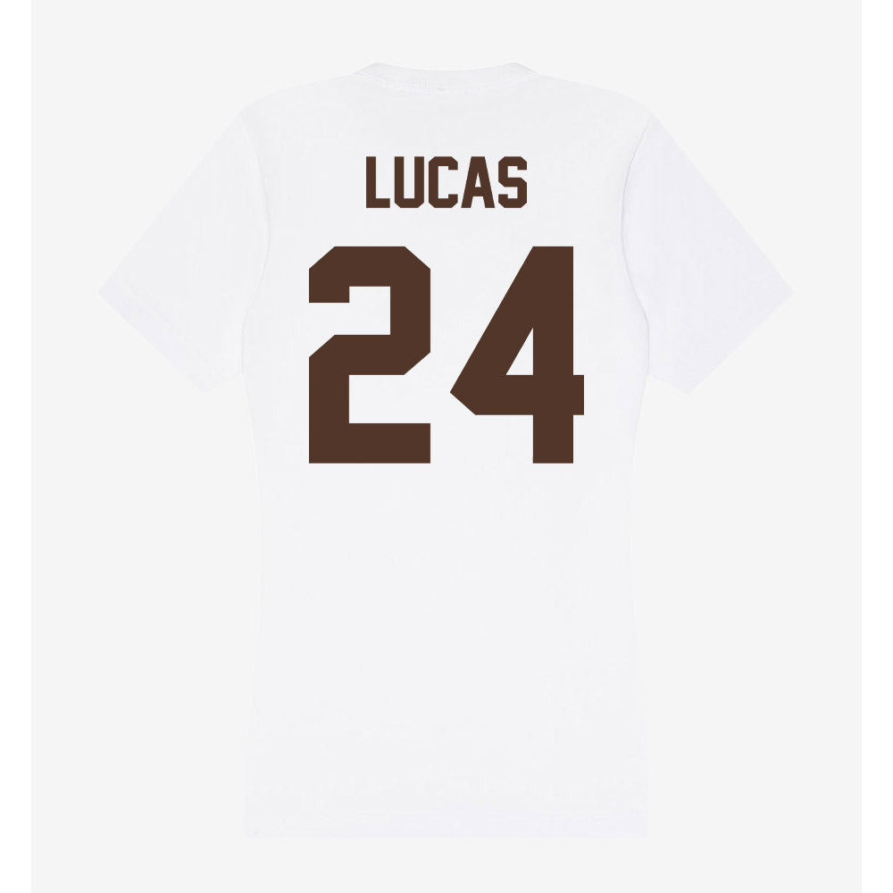 St. Bonaventure - NCAA Softball : Jordan Lucas - Women's V-Neck T-Shirt-1