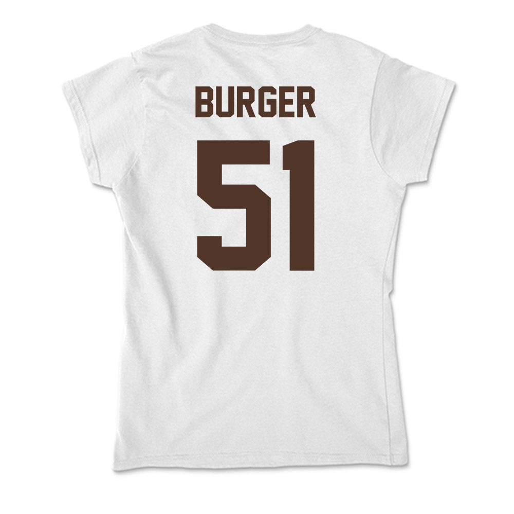 St. Bonaventure - NCAA Men's Lacrosse : Kaeden Burger - Soft Style Women’s T-Shirt-1