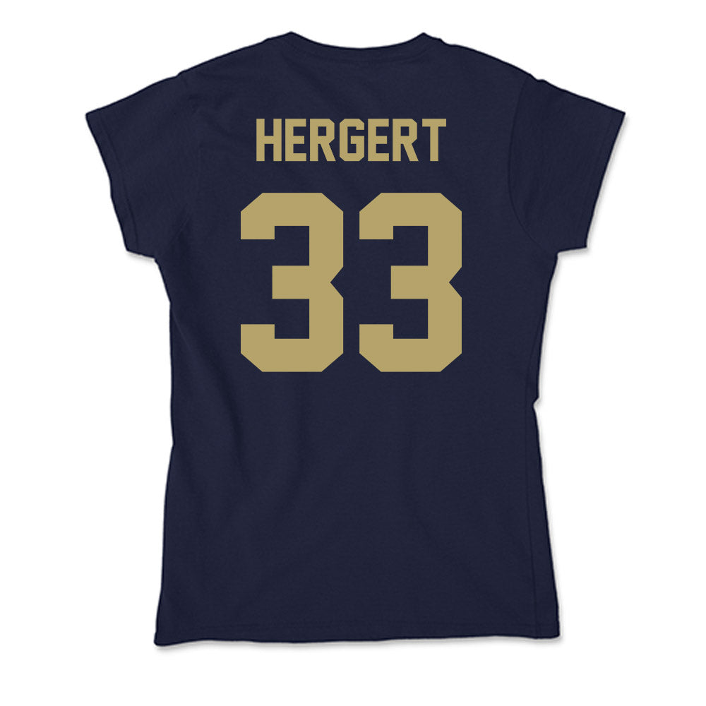 UC Davis - NCAA Football : Conner Hergert - Soft Style Women’s T-Shirt-1