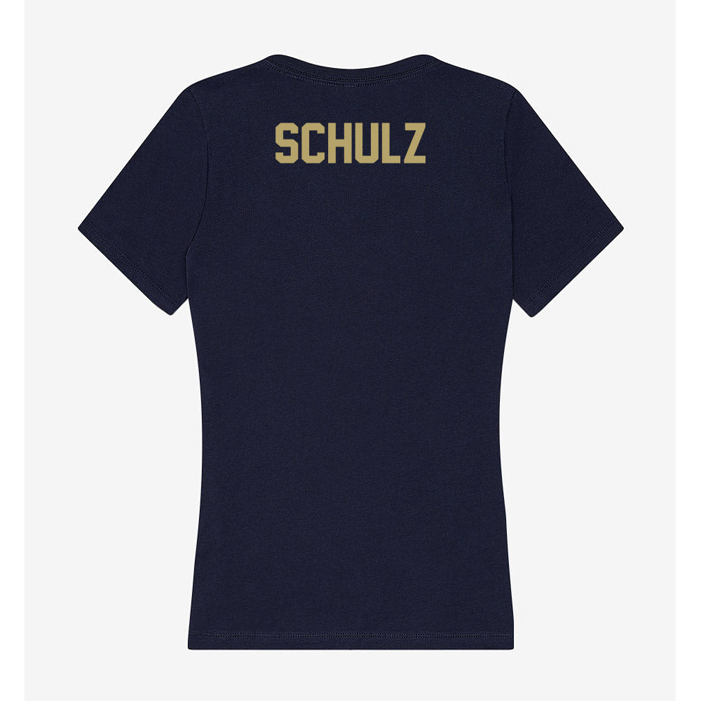 UC Davis - NCAA Equestrian : Elizabeth Schulz - Women's V-Neck T-Shirt-1
