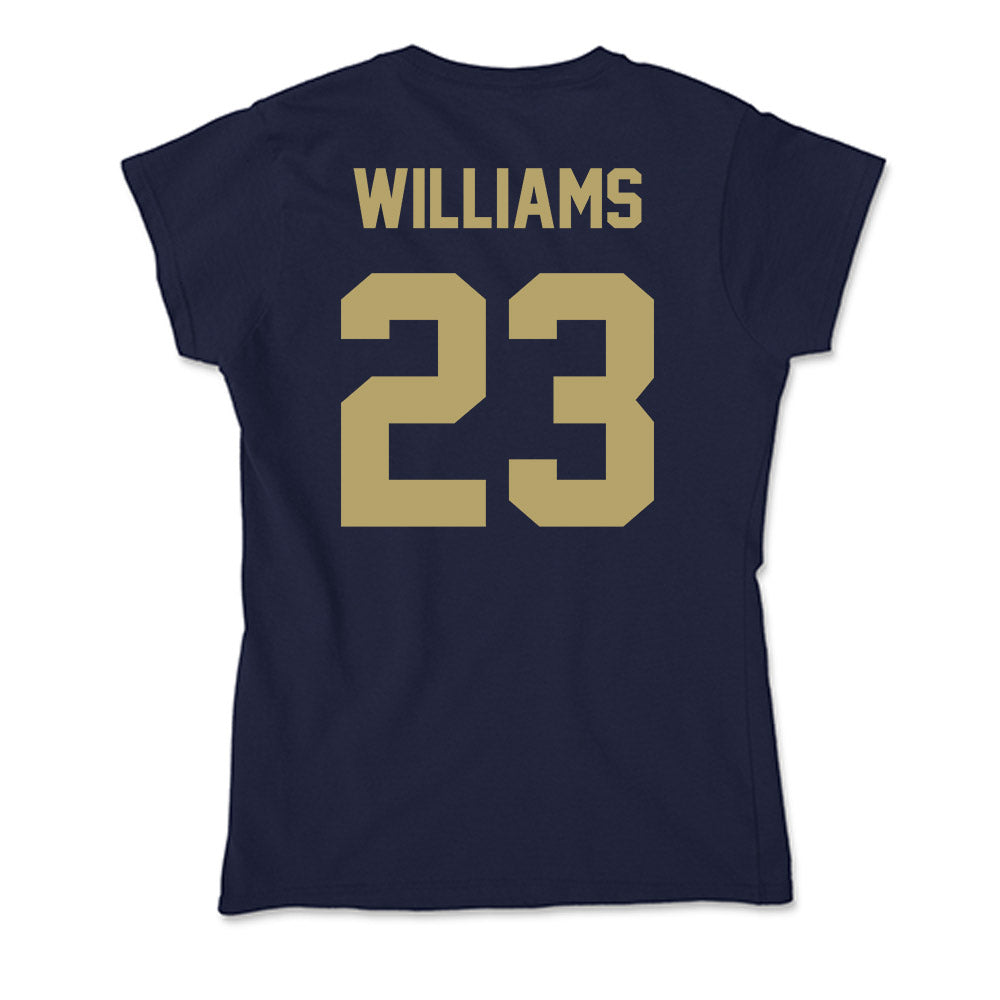 UC Davis - NCAA Football : Winston Williams - Soft Style Women’s T-Shirt-1