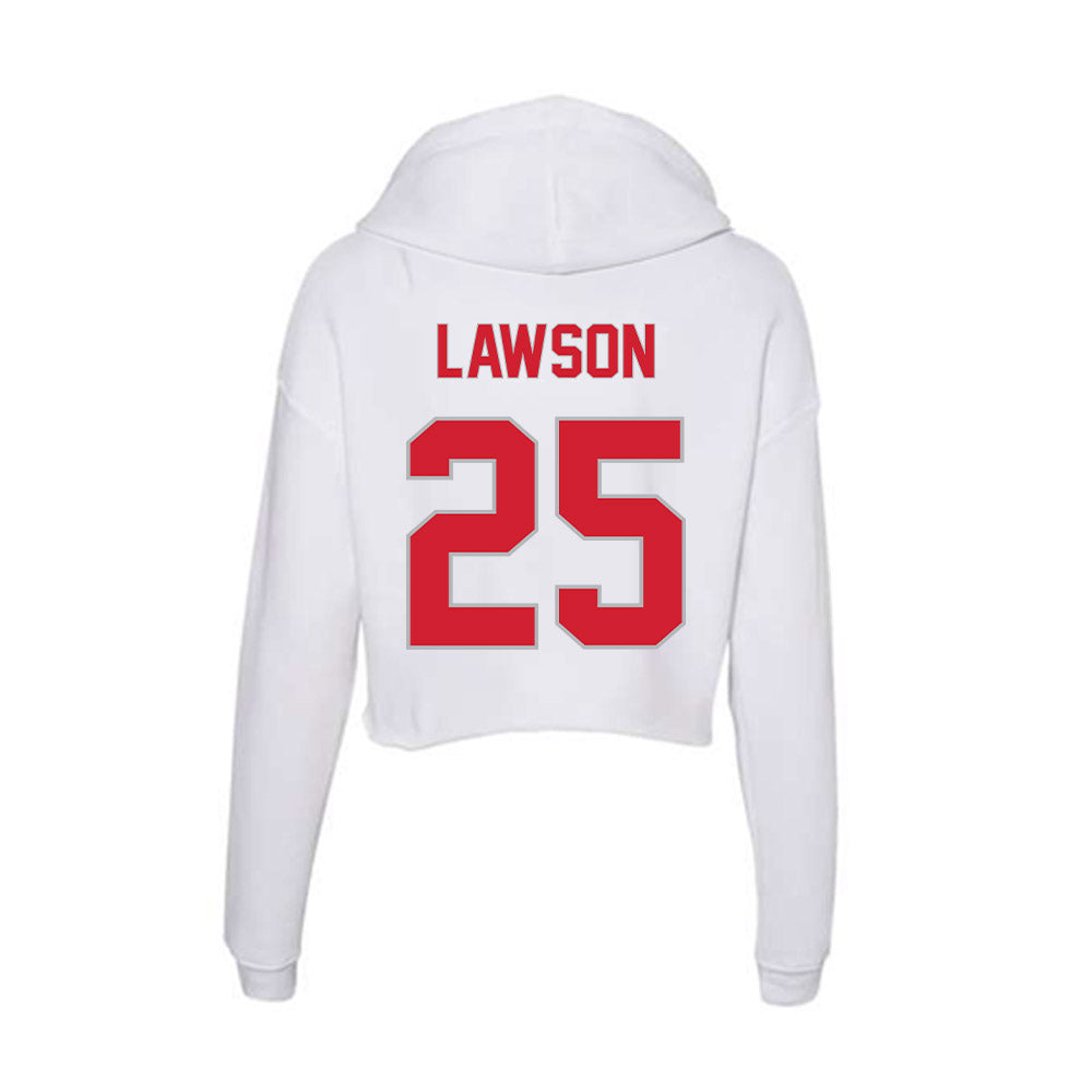 Western Kentucky - NCAA Baseball : Nathan Lawson - Women's Crop Fleece Hoodie-1