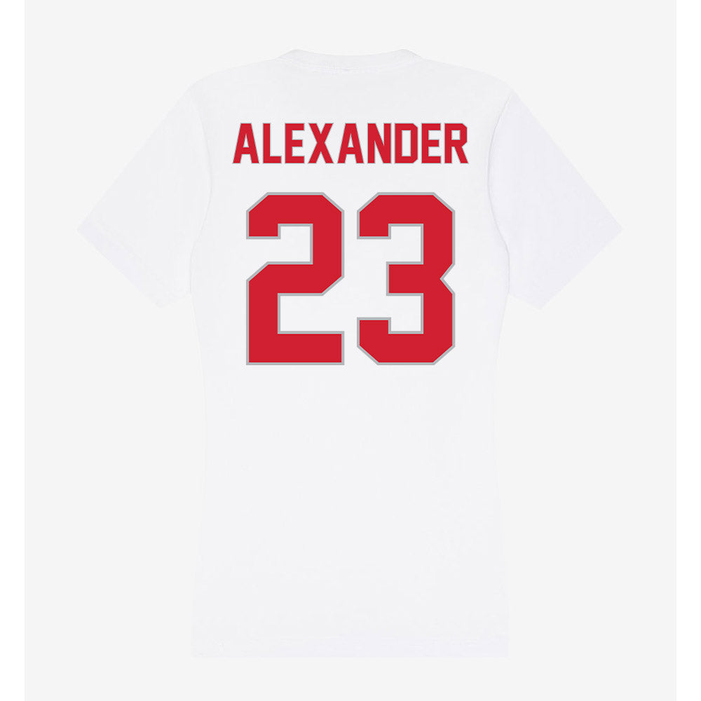 Western Kentucky - NCAA Women's Soccer : Lauren Alexander - Women's V-Neck T-Shirt-1