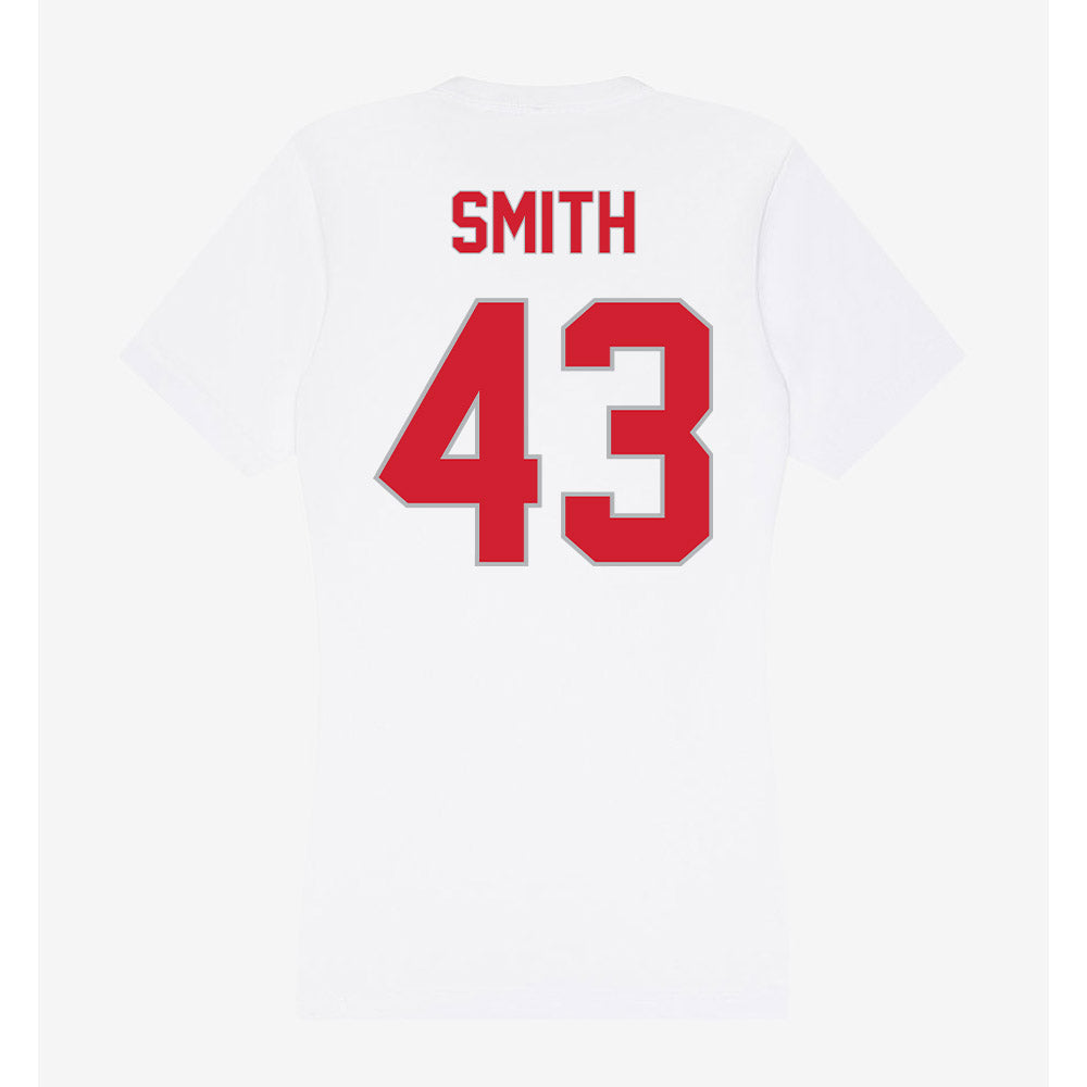 Western Kentucky - NCAA Football : Jackson Smith - Women's V-Neck T-Shirt-1