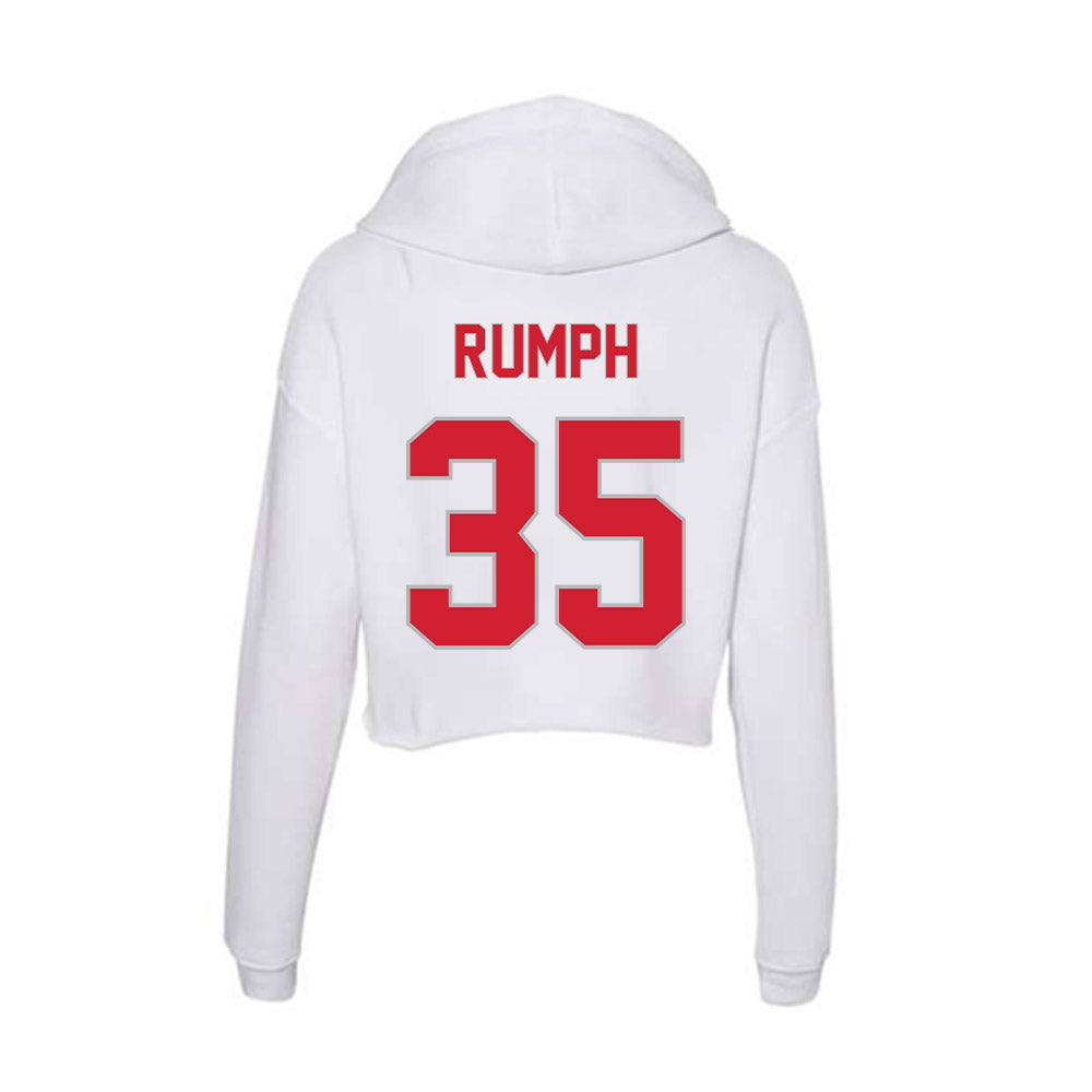 Western Kentucky - NCAA Football : Elijah Rumph - Women's Crop Fleece Hoodie-1