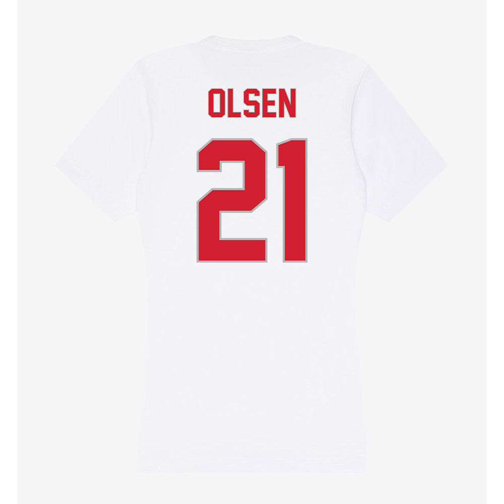 Western Kentucky - NCAA Baseball : Gage Olsen - Women's V-Neck T-Shirt-1