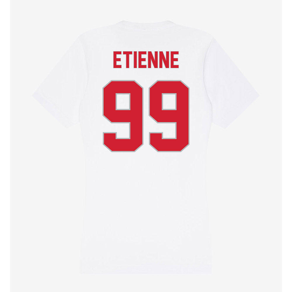 Western Kentucky - NCAA Football : Eric Etienne - Women's V-Neck T-Shirt-1