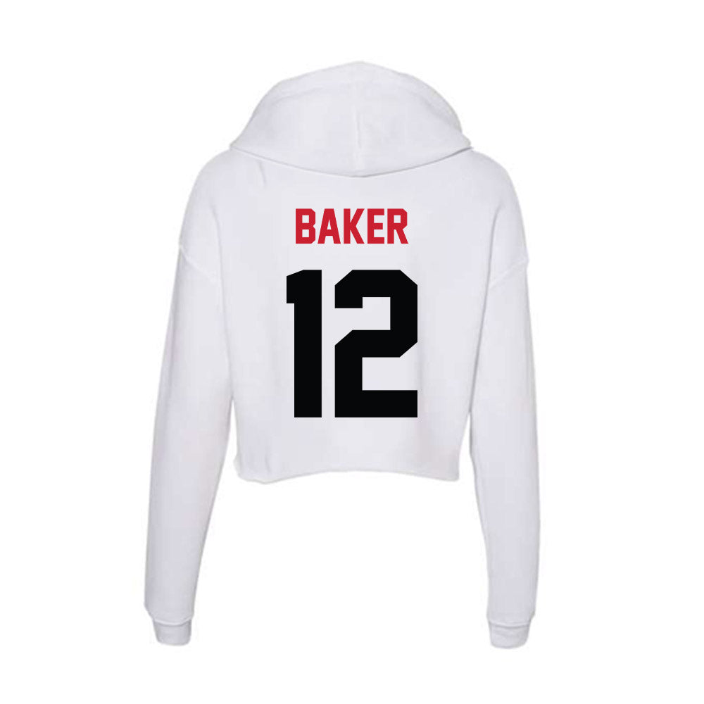 SEMO - NCAA Football : Malik Baker - Women's Crop Fleece Hoodie-1