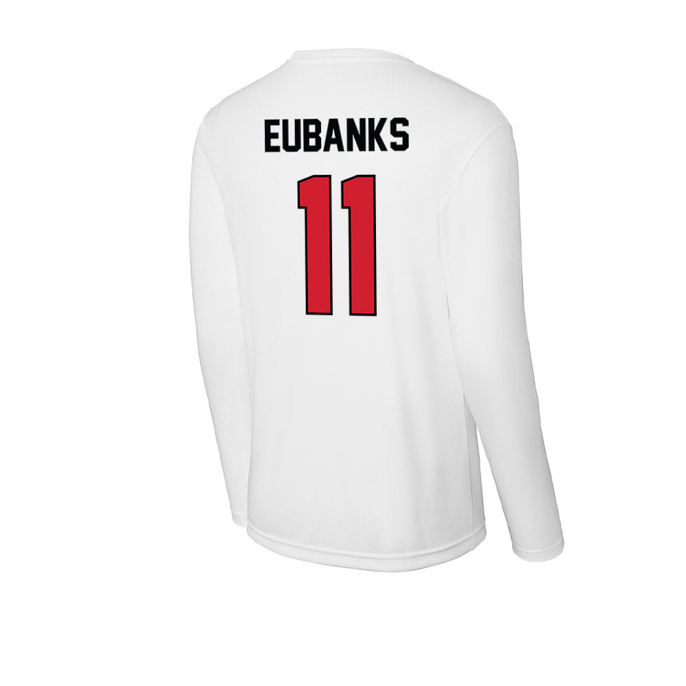 UNLV - NCAA Football : Jordan Eubanks - Activewear Long Sleeve T-Shirt-1
