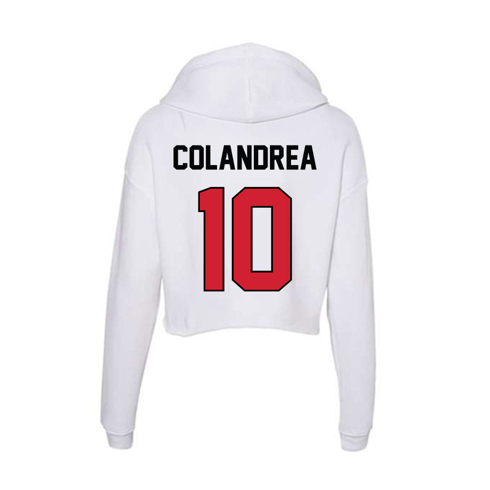 UNLV - NCAA Football : Anthony Colandrea - Women's Crop Fleece Hoodie-1