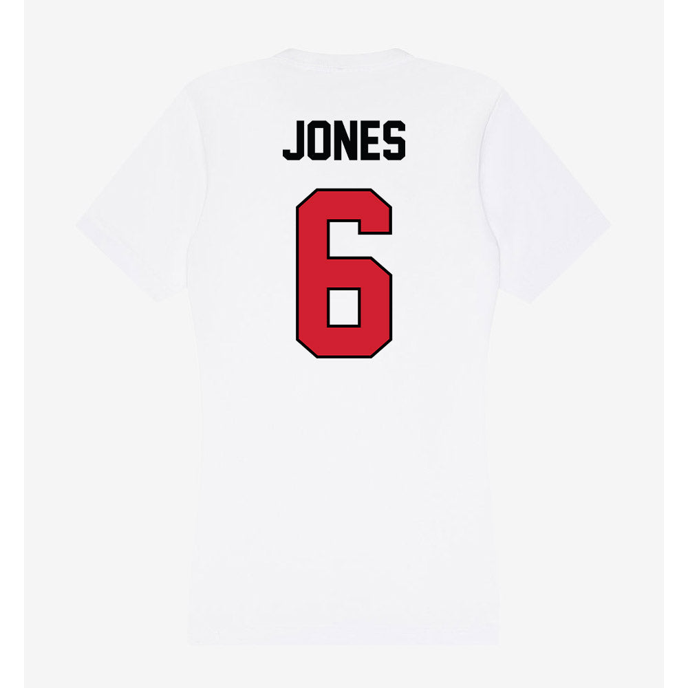 UNLV - NCAA Men's Basketball : Tyrin Jones - Women's V-Neck T-Shirt-1