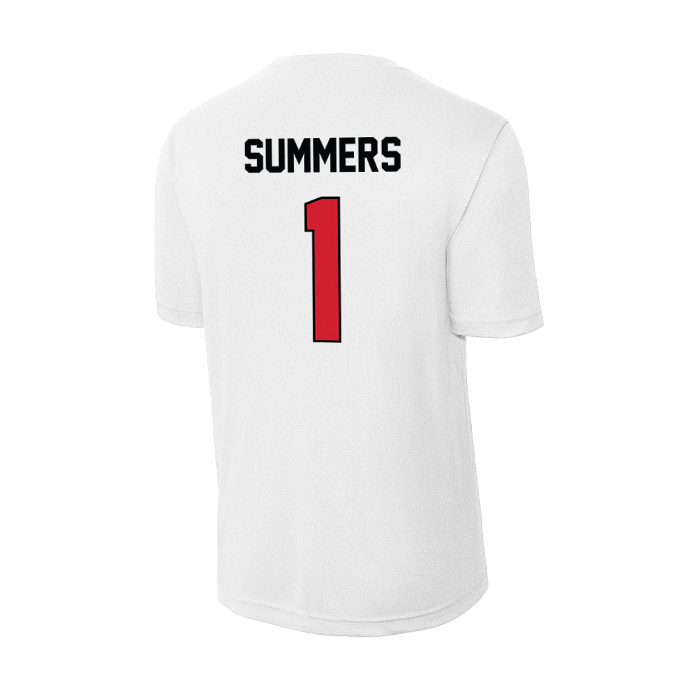 UNLV - NCAA Women's Basketball : Sydni Summers - Activewear T-Shirt-1