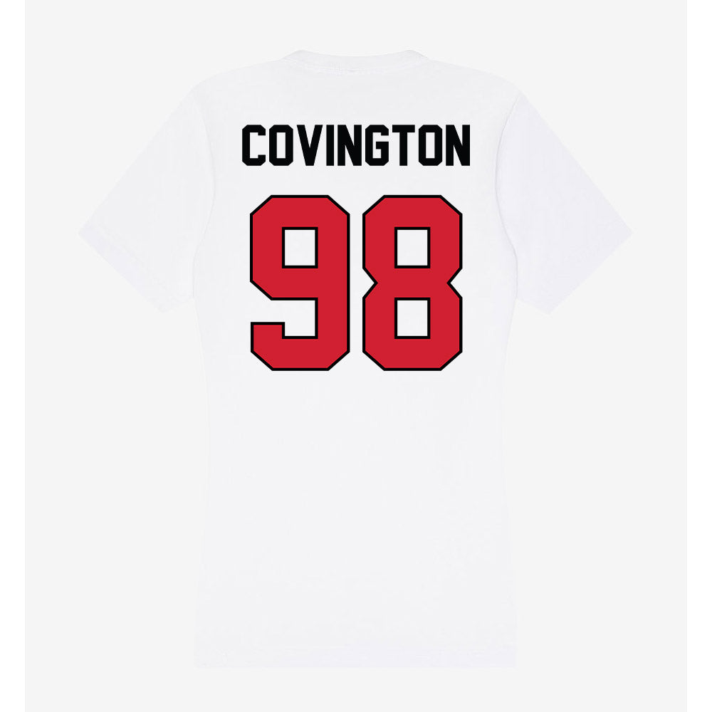 UNLV - NCAA Football : Jordan Covington - Women's V-Neck T-Shirt-1