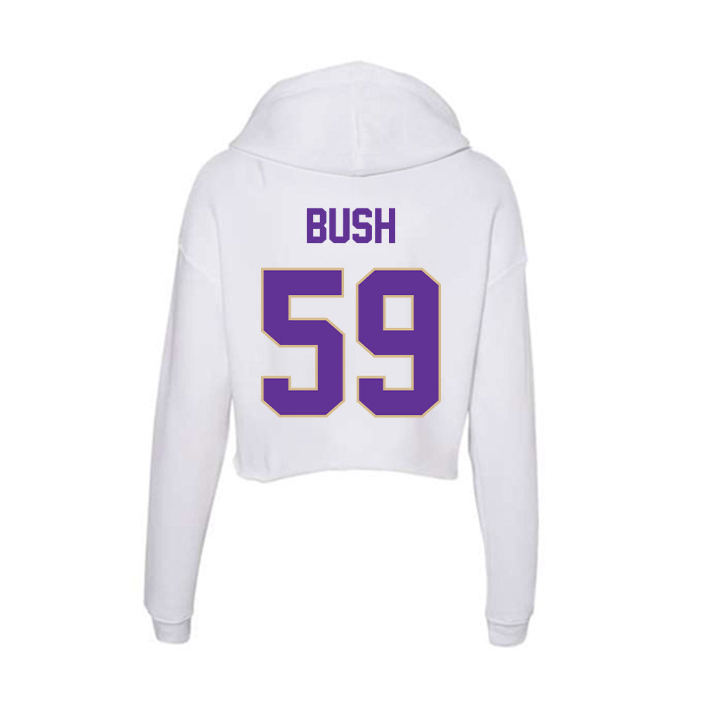 Western Carolina - NCAA Football : JVeon Bush - Classic Shersey Women's Crop Fleece Hoodie-1