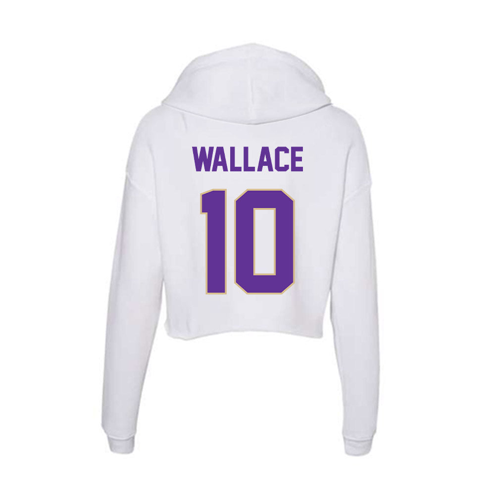 Western Carolina - NCAA Football : Justin Wallace - Classic Shersey Women's Crop Fleece Hoodie-1