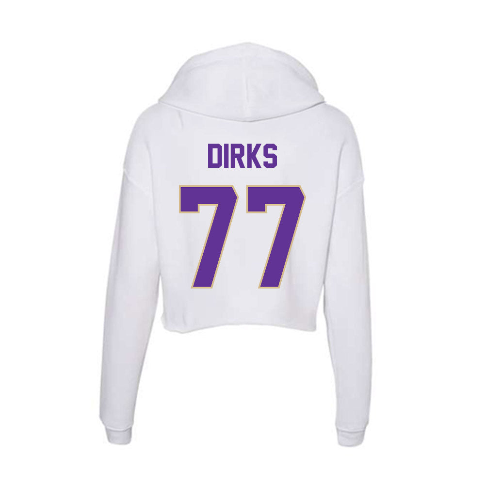 Western Carolina - NCAA Softball : Sydney Dirks - Classic Shersey Women's Crop Fleece Hoodie-1