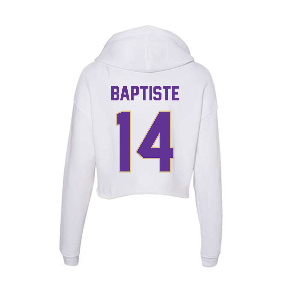 Western Carolina - NCAA Football : vanier Baptiste - Classic Shersey Women's Crop Fleece Hoodie-1