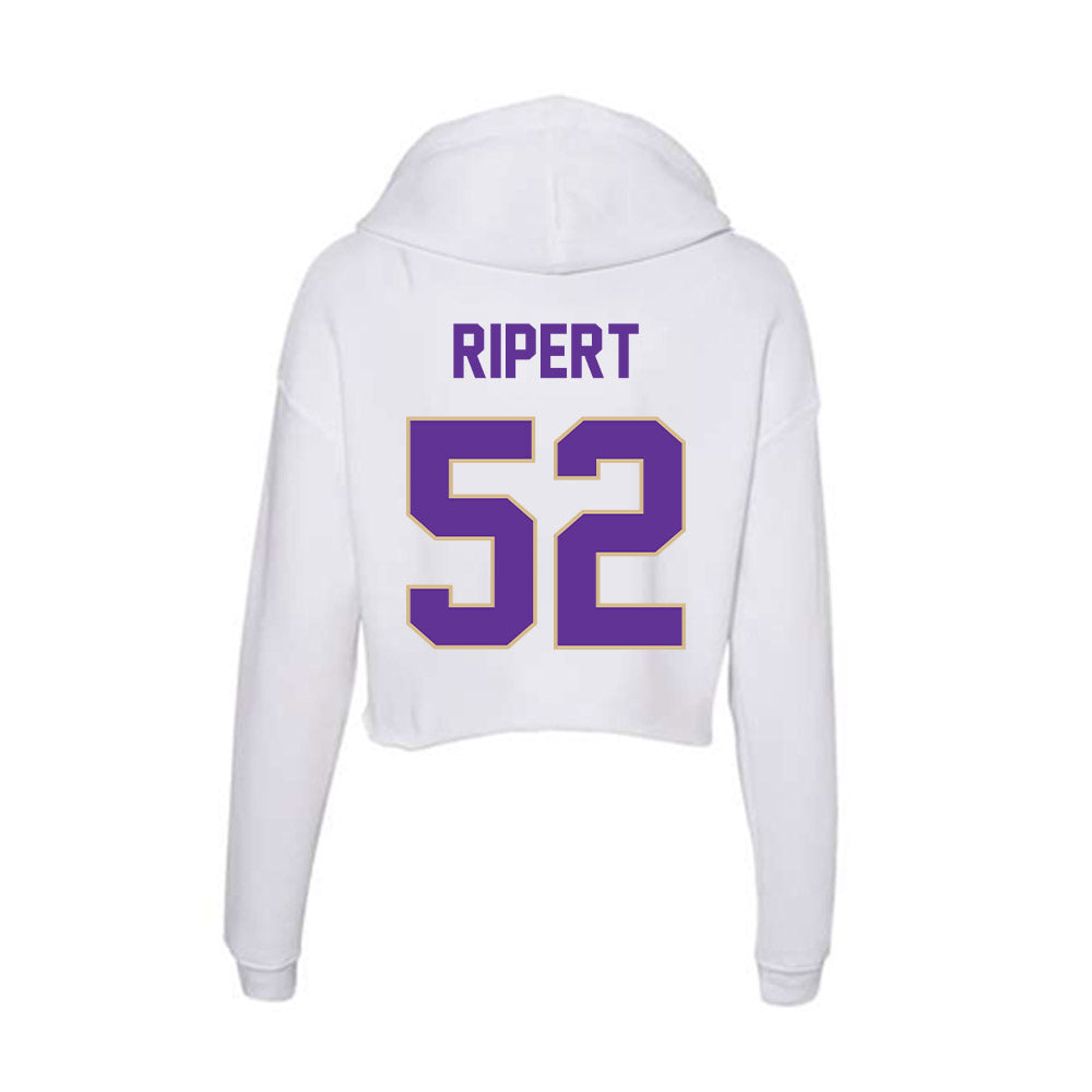 Western Carolina - NCAA Football : Manasseh Ripert - Classic Shersey Women's Crop Fleece Hoodie-1