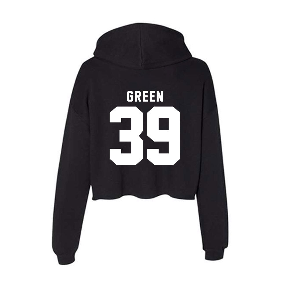 SHSU - NCAA Football : Davion Green - Women's Crop Fleece Hoodie-1