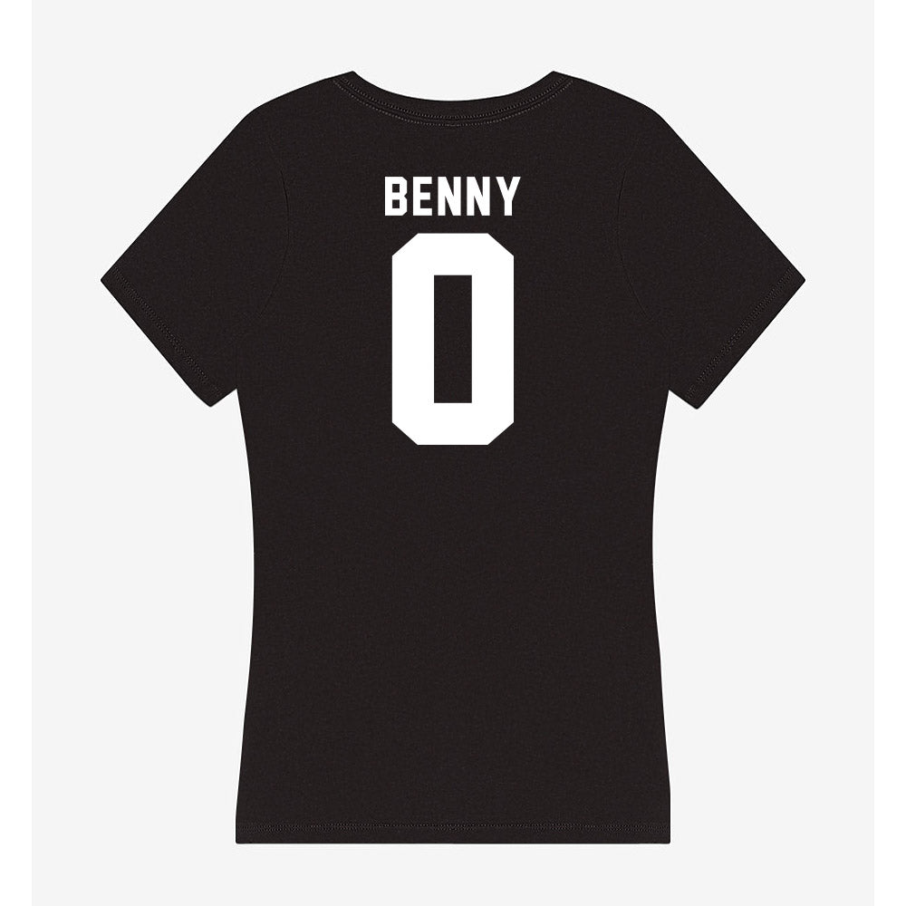 SHSU - NCAA Men's Basketball : Noah Benny - Women's V-Neck T-Shirt-1