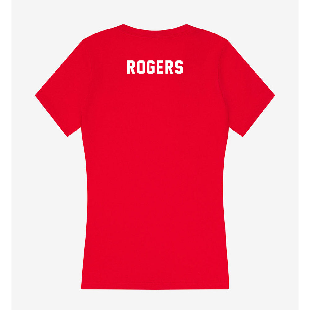 Bradley - NCAA Women's Tennis : Madi Rogers - Women's V-Neck T-Shirt-1