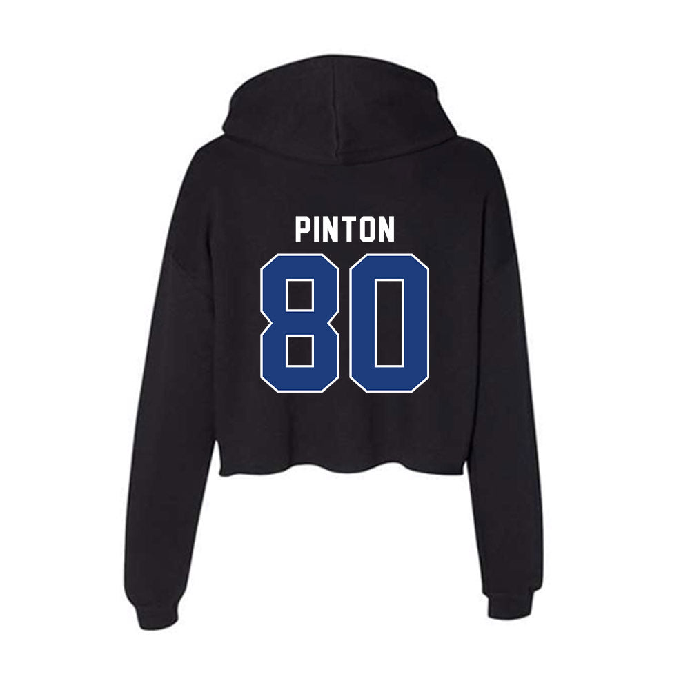 McNeese State - NCAA Football : Fabrizio Pinton Pinton - Women's Crop Fleece Hoodie-1