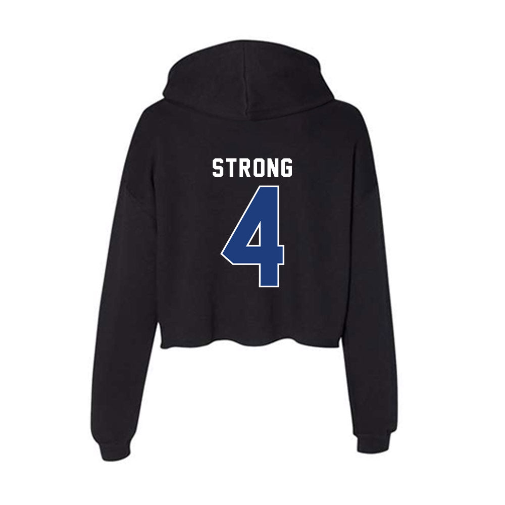 McNeese State - NCAA Football : Jake Strong - Women's Crop Fleece Hoodie-1
