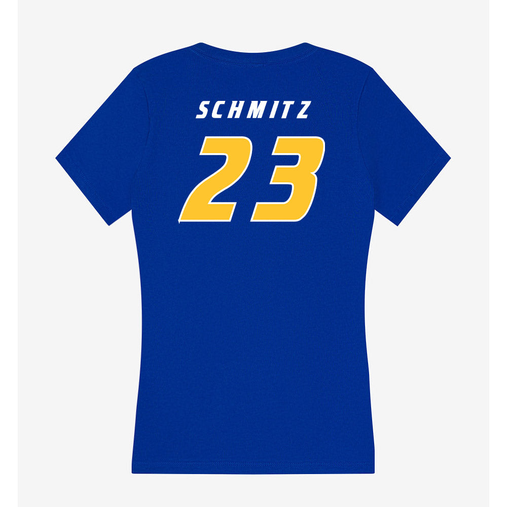 Hofstra - NCAA Men's Soccer : Carter Schmitz - Women's V-Neck T-Shirt-1