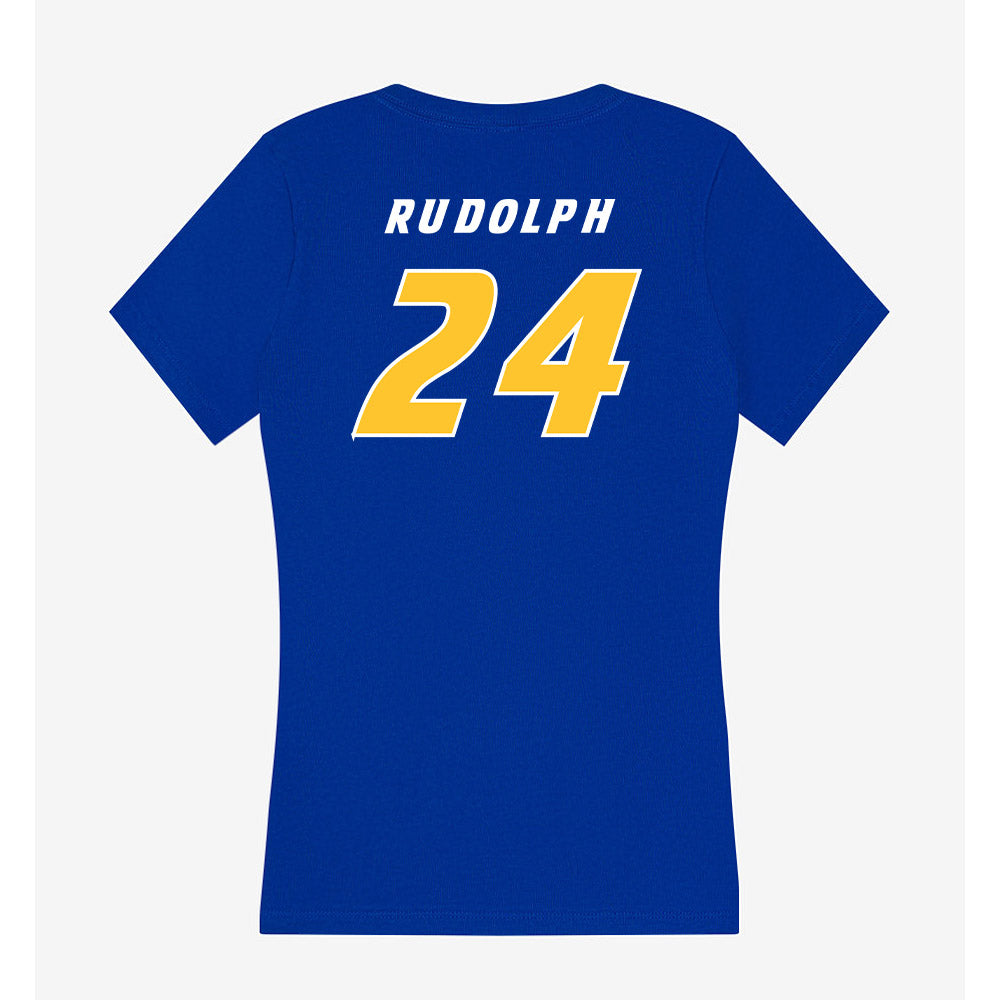 Hofstra - NCAA Women's Lacrosse : Madeleine Rudolph - Women's V-Neck T-Shirt-1