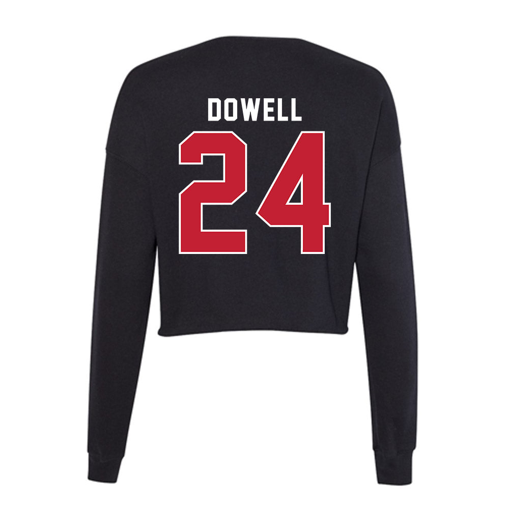 APSU - NCAA Football : Malaki Dowell - Classic Shersey Women's Cropped Crew Fleece-3