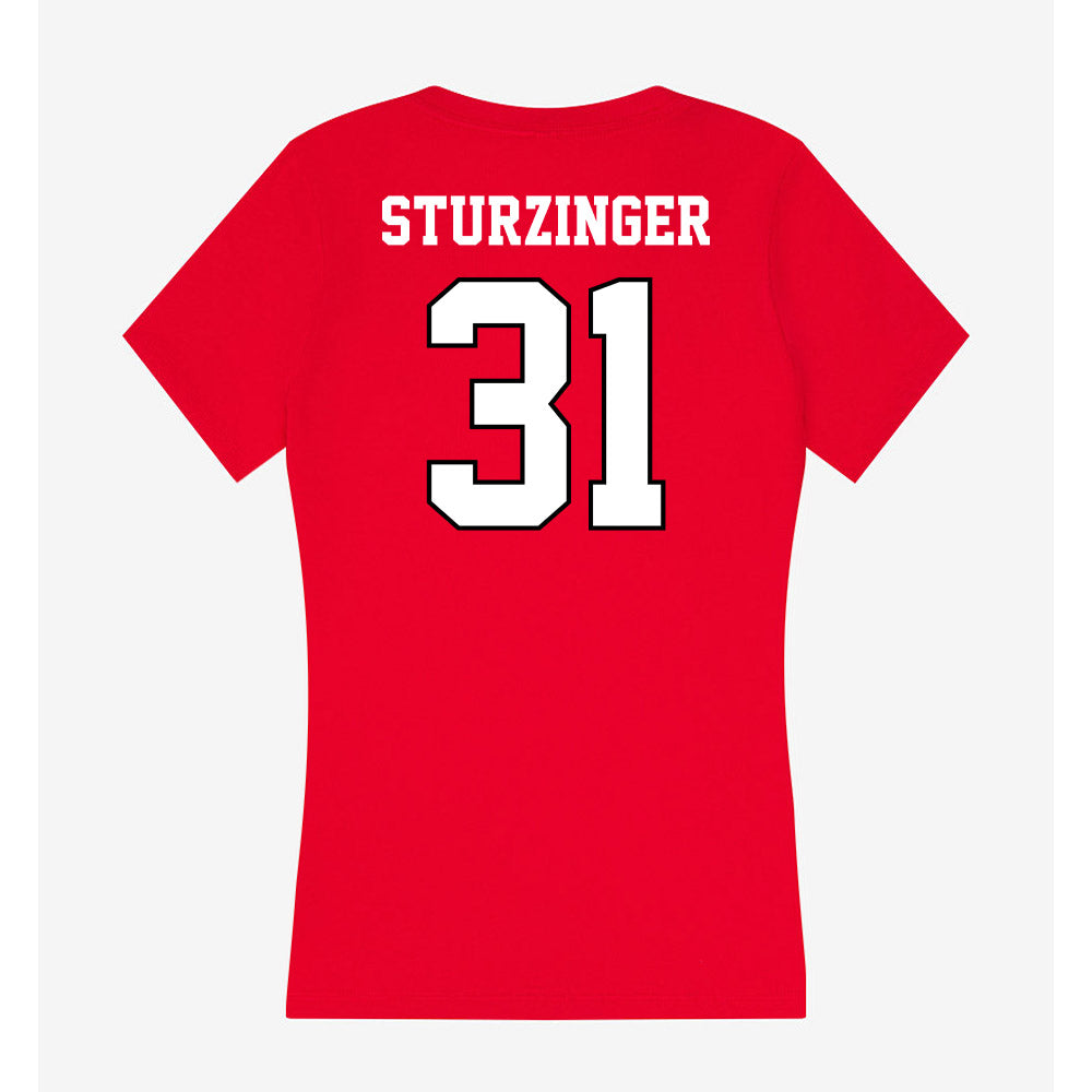 Youngstown State - NCAA Football : Weston Sturzinger - Classic Shersey Women's V-Neck T-Shirt-1
