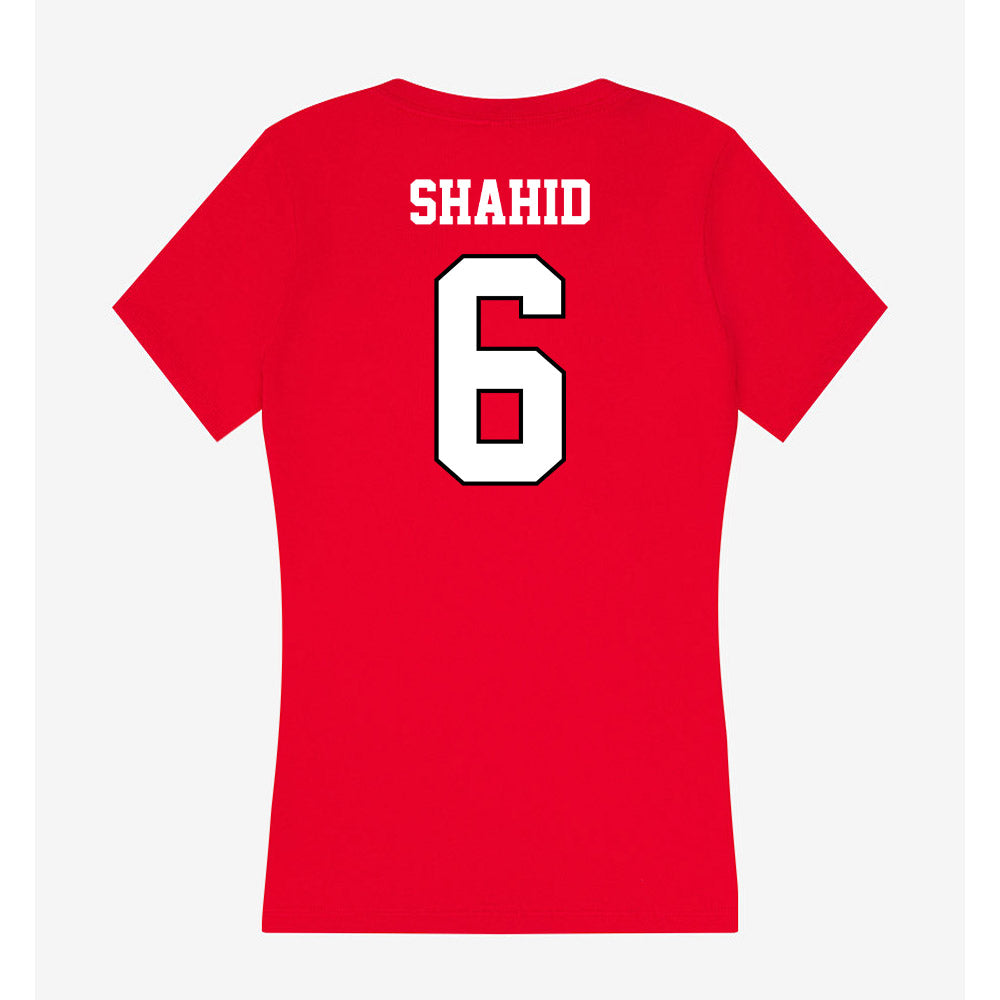 Youngstown State - NCAA Football : Makai Shahid - Classic Shersey Women's V-Neck T-Shirt-1