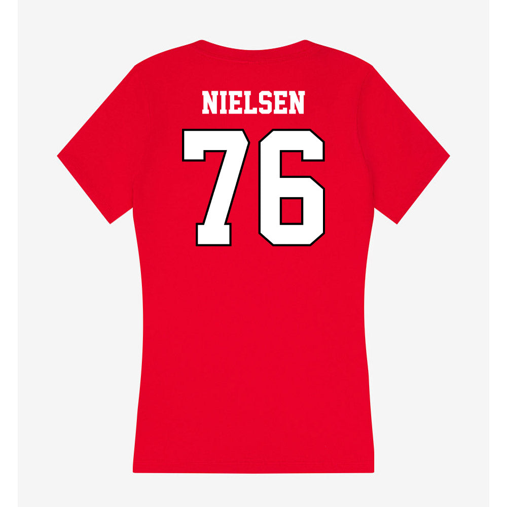 Youngstown State - NCAA Football : Nicholas Nielsen - Classic Shersey Women's V-Neck T-Shirt-1