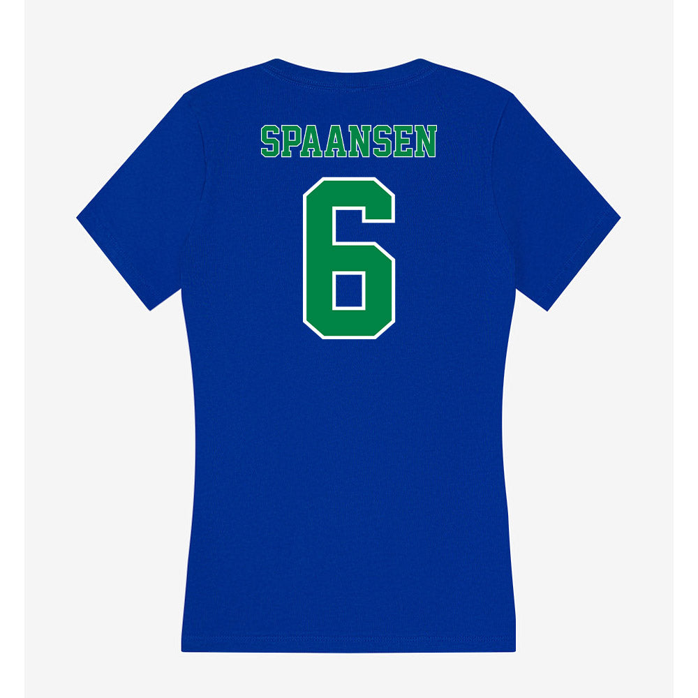 Texas A&M Corpus Christi - NCAA Beach Volleyball : Tess Spaansen - Women's V-Neck T-Shirt-1