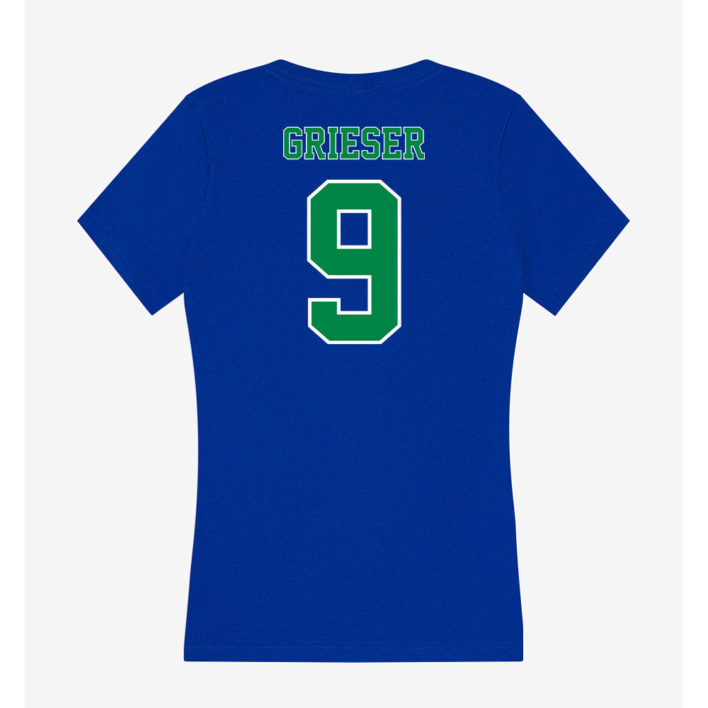 Texas A&M Corpus Christi - NCAA Women's Volleyball : Simone Grieser - Women's V-Neck T-Shirt-1