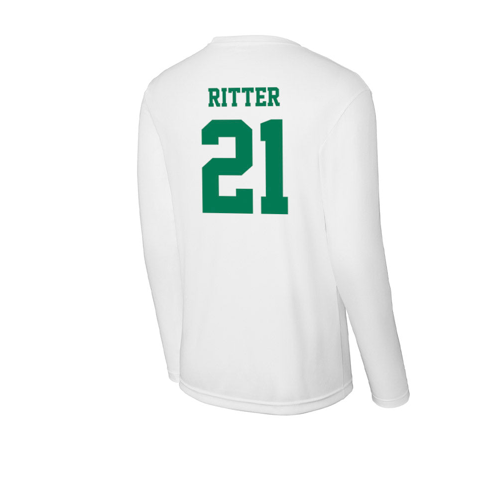 Norfolk State - NCAA Baseball : Jamal Ritter - Activewear Long Sleeve T-Shirt-1