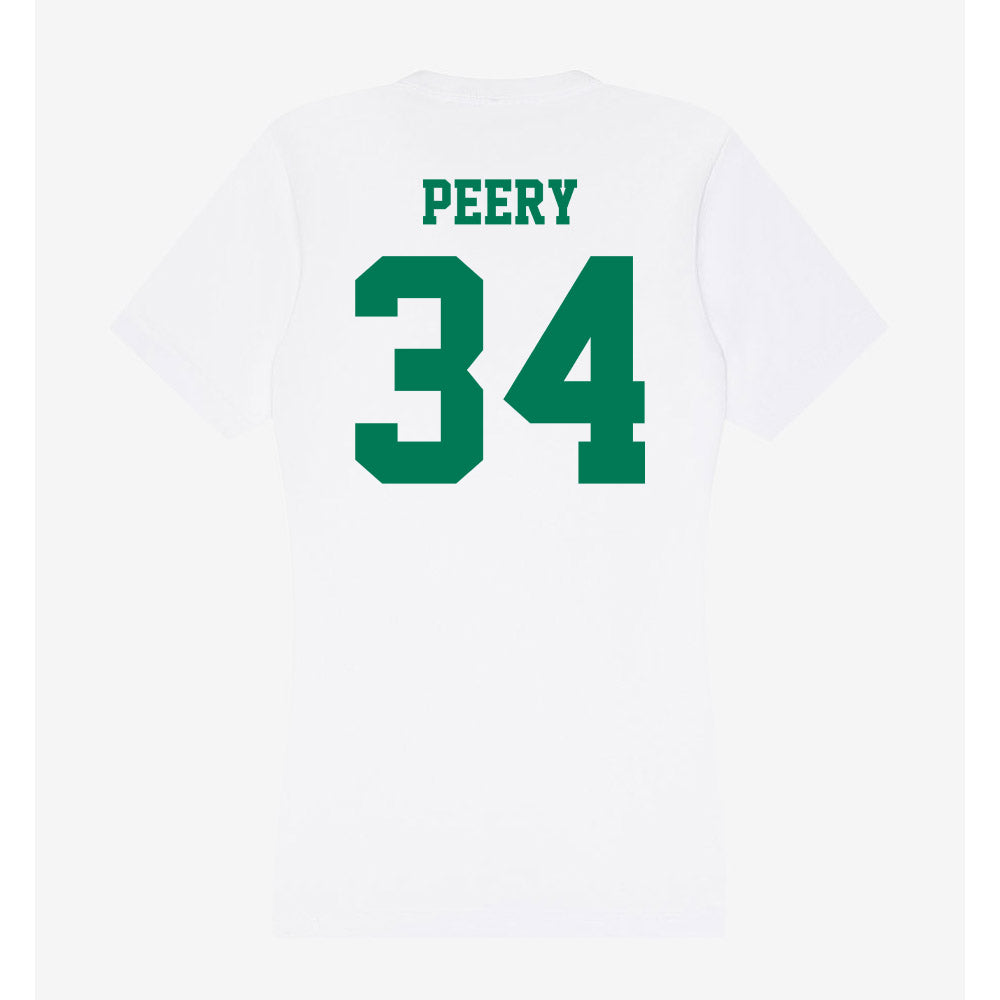 Norfolk State - NCAA Football : Marco Peery - Women's V-Neck T-Shirt-1