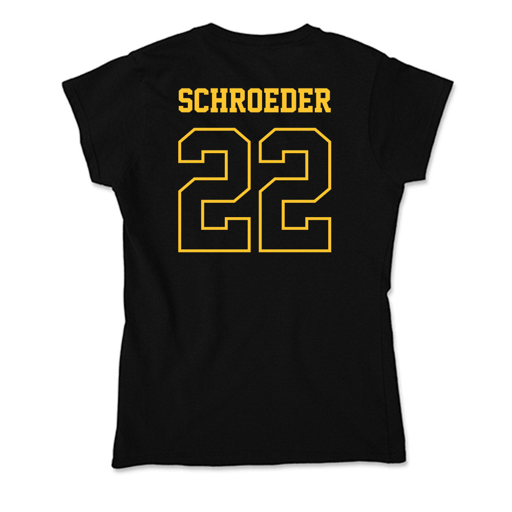 Northern Michigan - NCAA Women's Basketball : Madison Schroeder - Soft Style Women’s T-Shirt-1