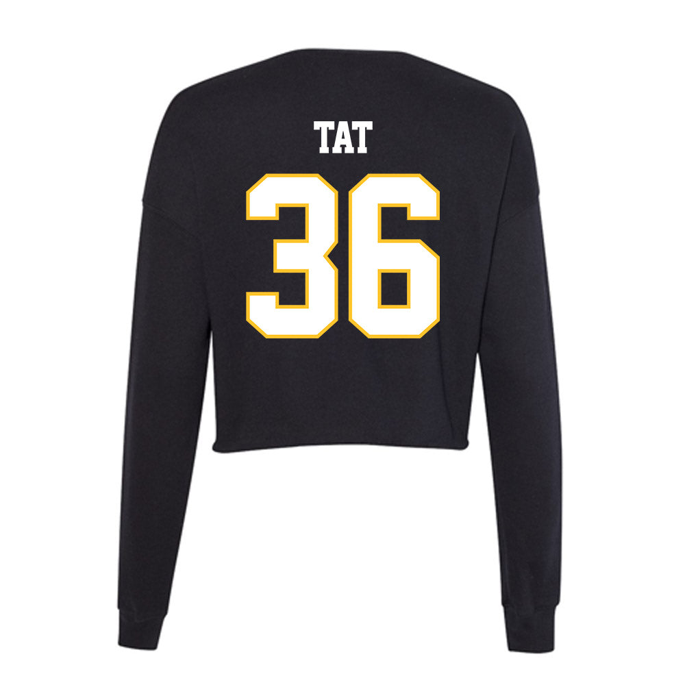 PLU - NCAA Baseball : Kyle Tat - Women's Cropped Crew Fleece-1