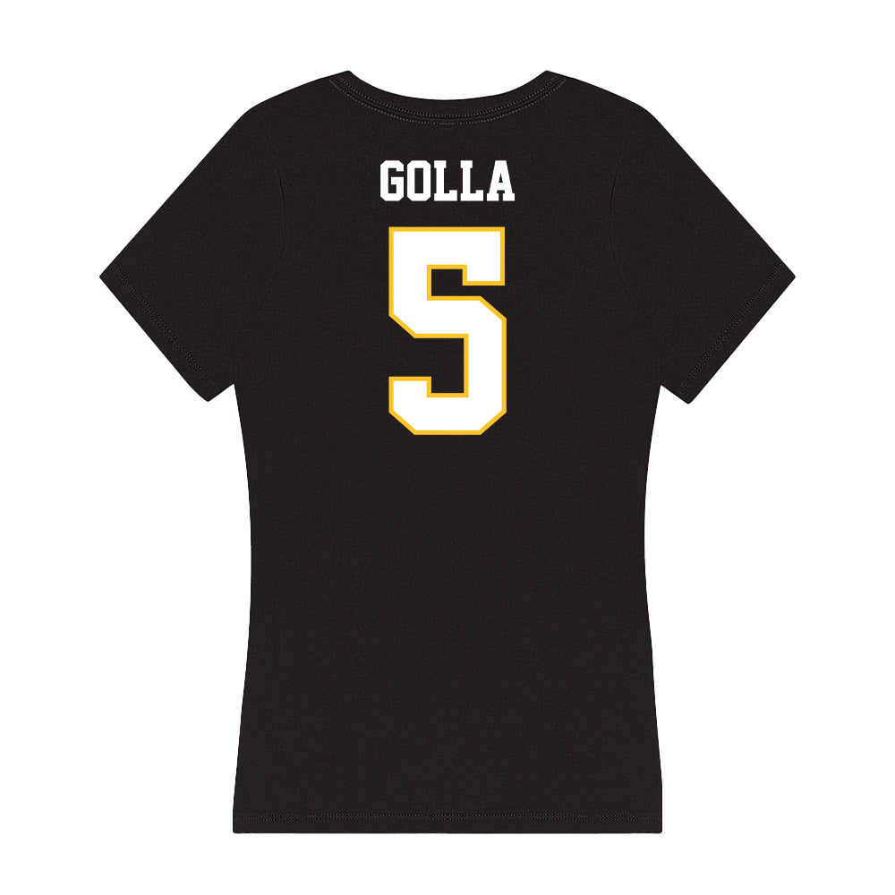 PLU - NCAA Football : Nico Golla - Women's V-Neck T-Shirt-1