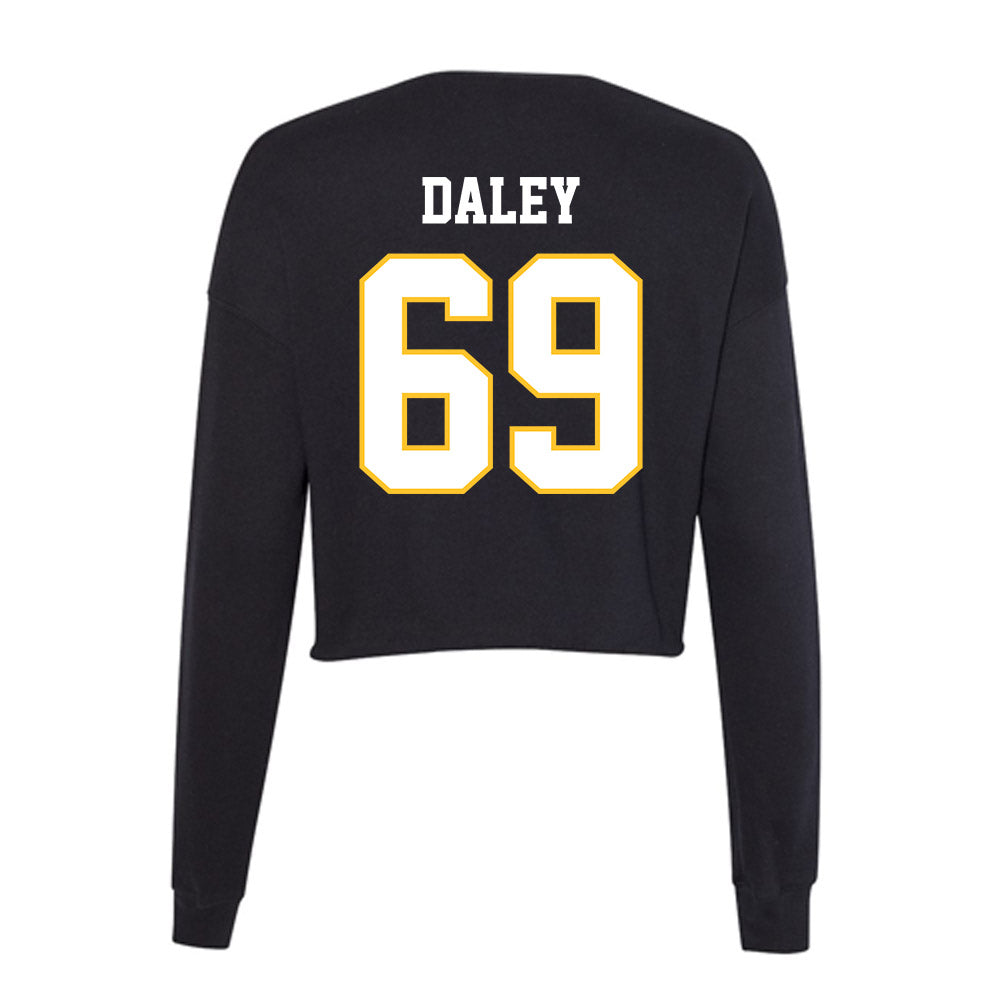 PLU - NCAA Football : Aron Daley - Women's Cropped Crew Fleece-1
