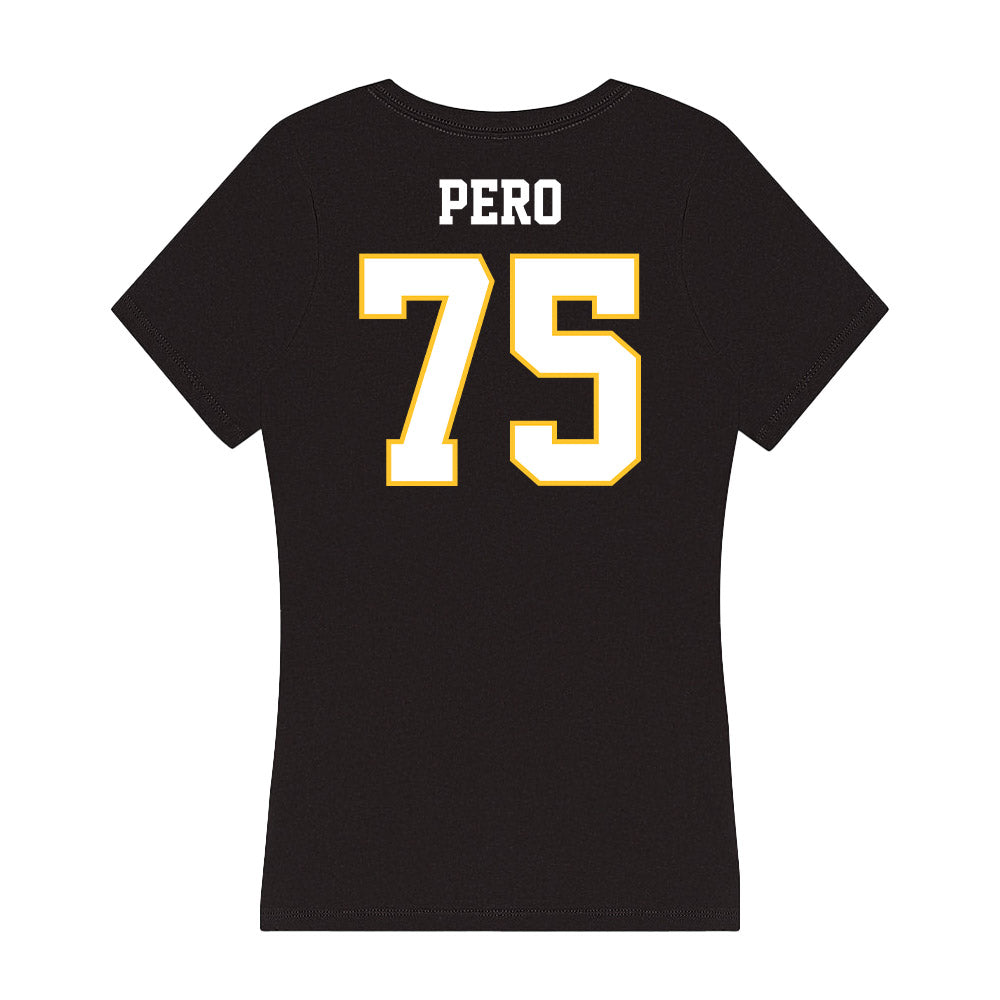 PLU - NCAA Football : Carsen Pero - Women's V-Neck T-Shirt-1