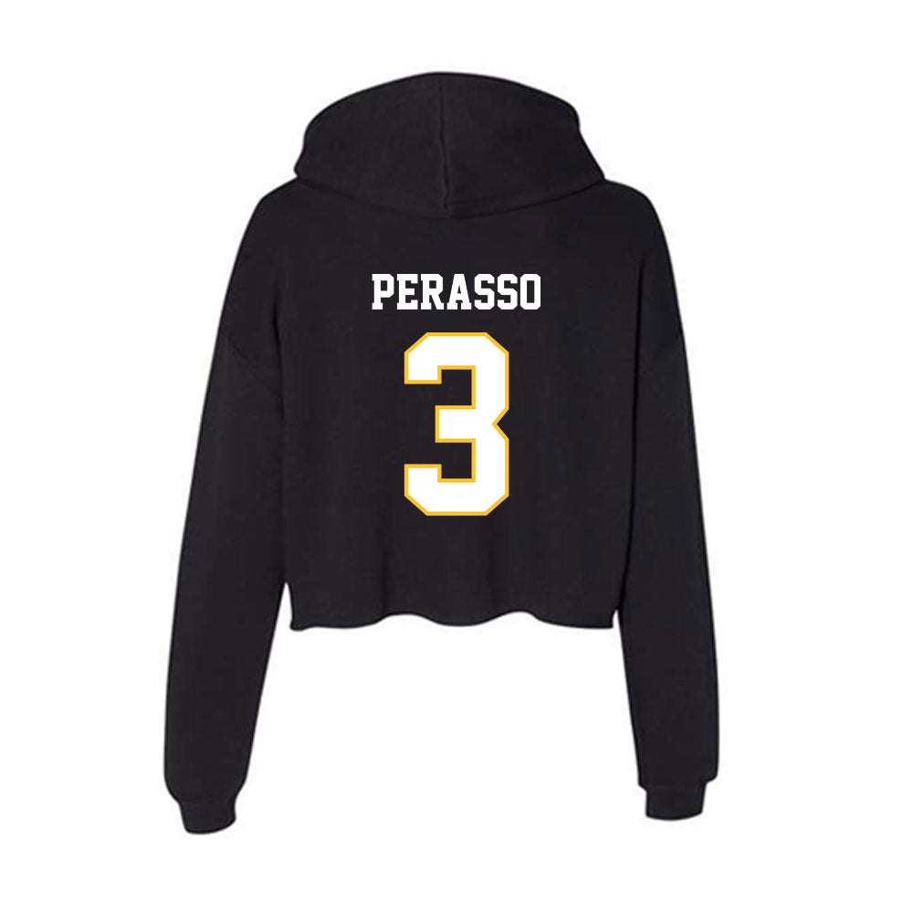 PLU - NCAA Men's Basketball : Dominic Perasso - Women's Crop Fleece Hoodie-1